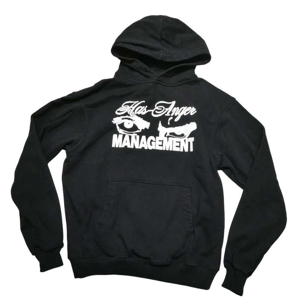 Ideologie Has Anger Management Hoodie Sweatshirt Mens Large Hasan Piker Politics